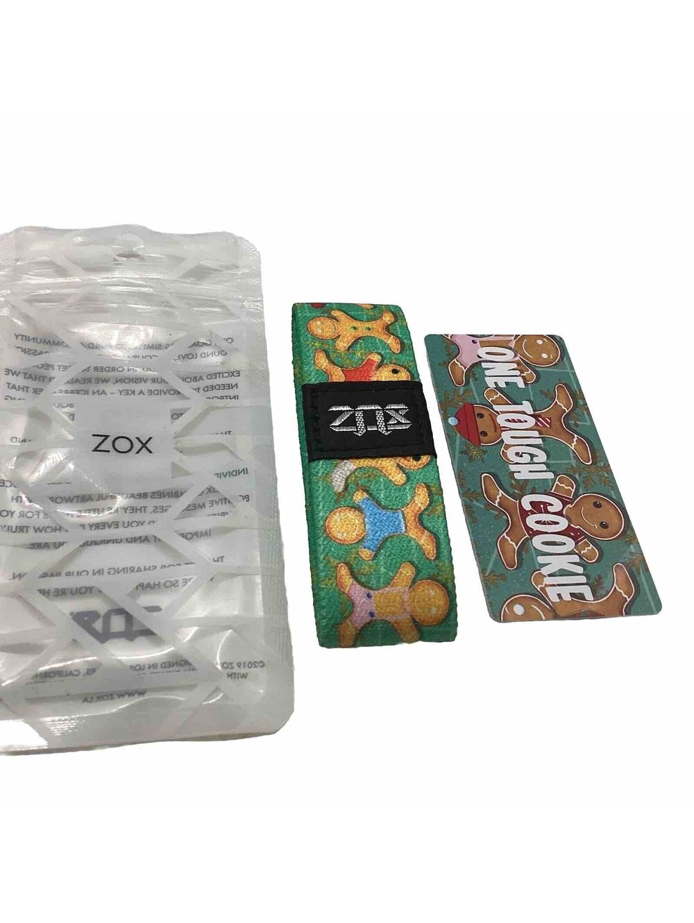 ZOX ONE TOUGH COOKIE Med Strap Silver Logo XMAS 2020 Advent Calendar #373